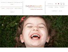 Tablet Screenshot of livelovelaughphotos.com